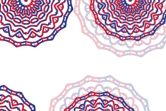 Background Decorative Mandala Round Graphics & Backgrounds