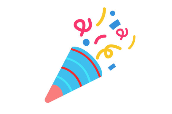 Birthday Ornament Decorative Vector Graphics & Icons