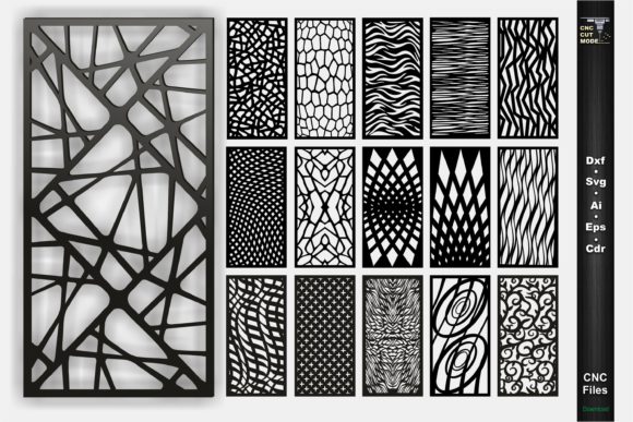 Decorative Panel with Abstract Pattern: Graphics & Crafts Review