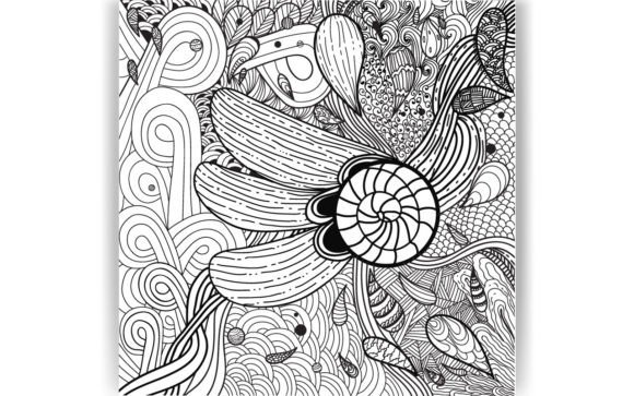 Decorative Pattern Coloring Page Book Graphics Review