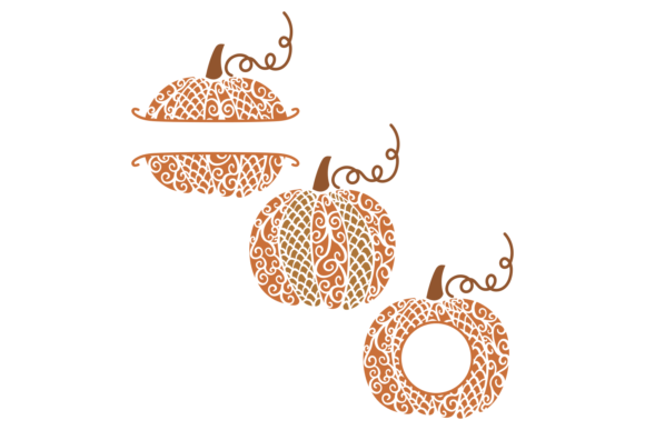 Decorative Pumpkins: Graphics for Crafts & Branding