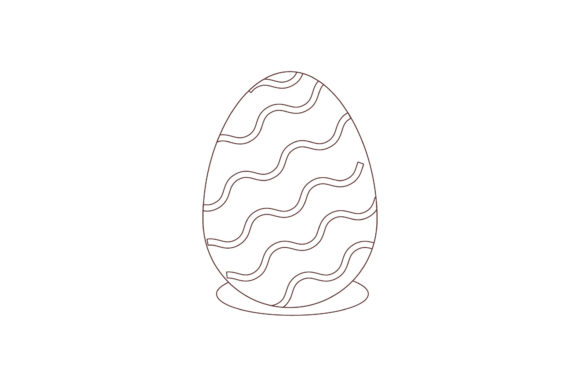 Easter Decorative Egg Coloring Page Graphics Review