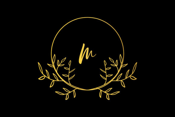 Monogram Luxury Letter Decorative Graphics & Crafts