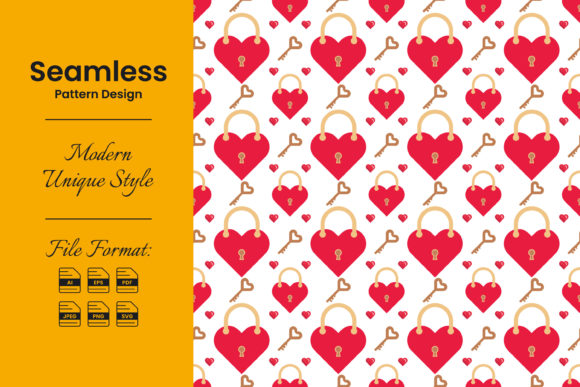 Valentine Decorative Seamless Pattern: Graphics & Patterns Review